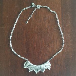 J. Crew Mini Crystal Wildfire Necklace